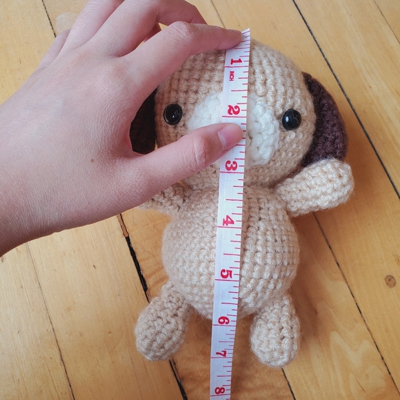 Handmade Crocheted Dog - Picture 4 of 4